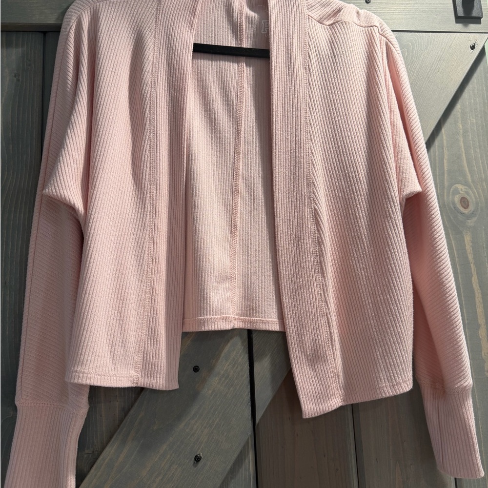 Dreamer x PINK Victorias Secret Ribbed Open XS Pink Loungewear Wrap Balletcore